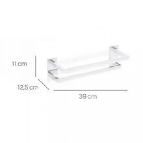 Porte-serviettes double de 40 cm LUXUS CO2+