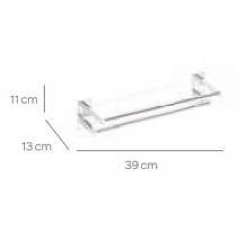 Porte-serviettes double de 40 cm MIXTA CO2+