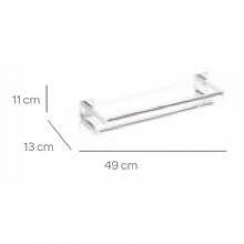 Porte-serviettes double de 50 cm MIXTA CO2+