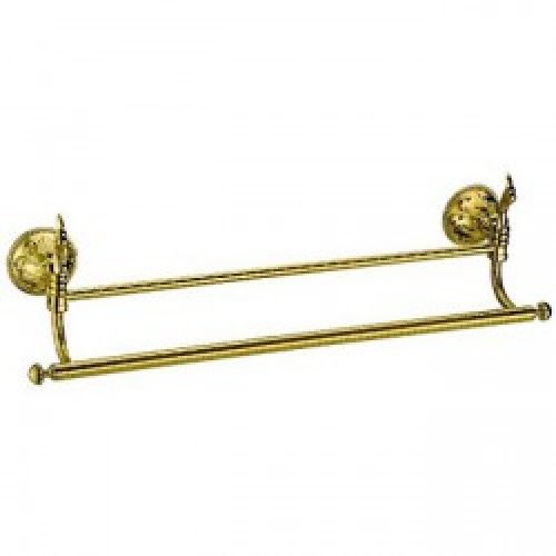 Porte-serviettes double en ti-pvd