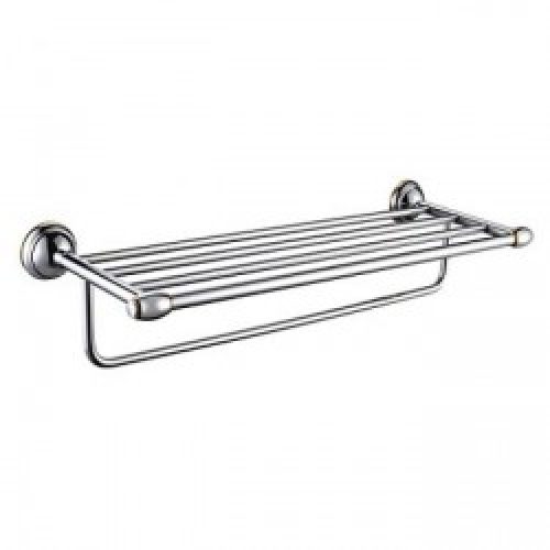 Porte-serviettes en acier inoxydable de style moderne avec fixation murale