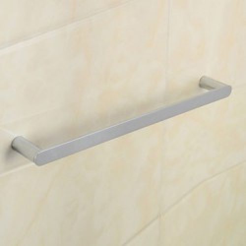 Porte-serviettes en laiton chromé de style contemporain ( 60 cm )