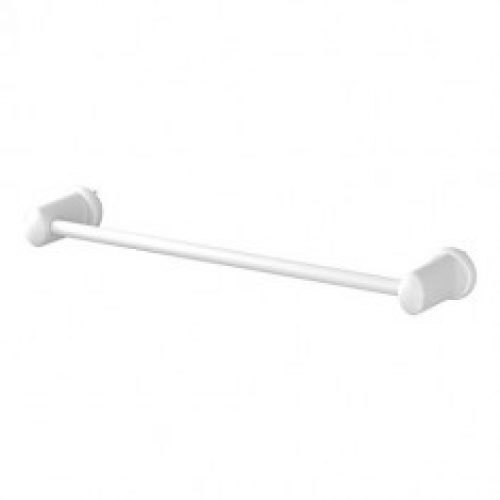 Porte-serviettes extra-fin pour radiateur sèche-serviettes droit – 370mm – Blanc