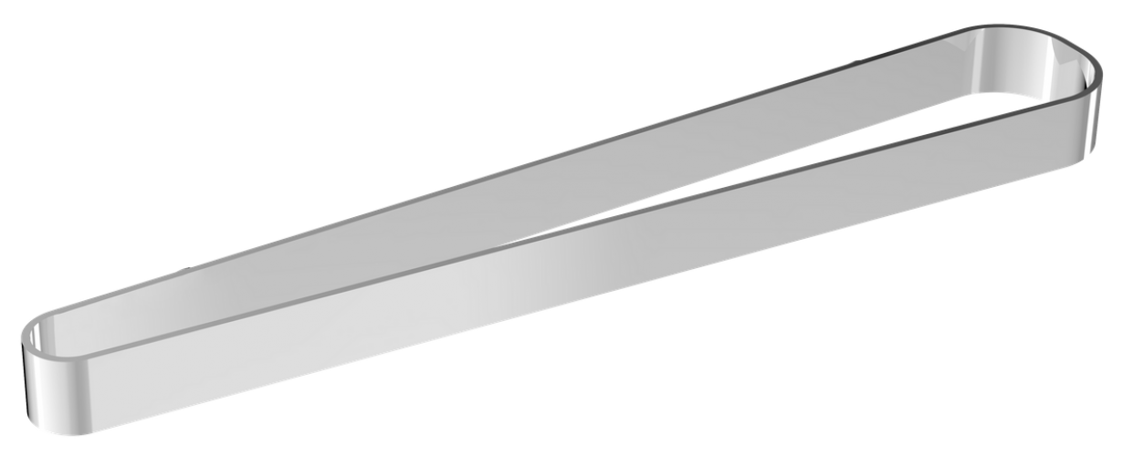 Porte-serviettes moderne SDEHH45  série design ES – Longueur: 45cm