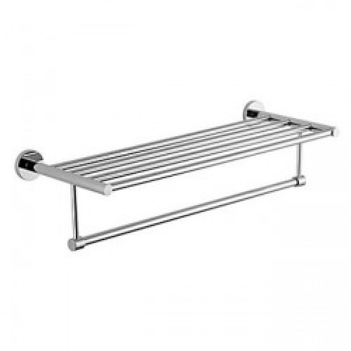 Porte-serviettes à plusieurs barres en laiton argenté