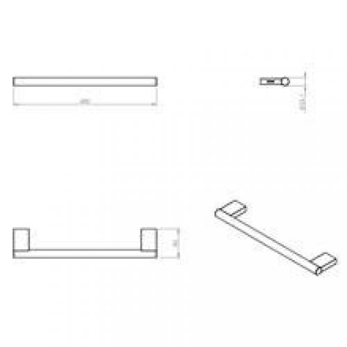 Porte-serviettes project 40 cm COSMIC