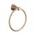 Porte-serviettes rond en laiton bronze antique