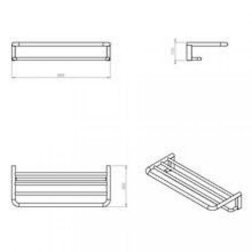 Porte-serviettes étagère project COSMIC