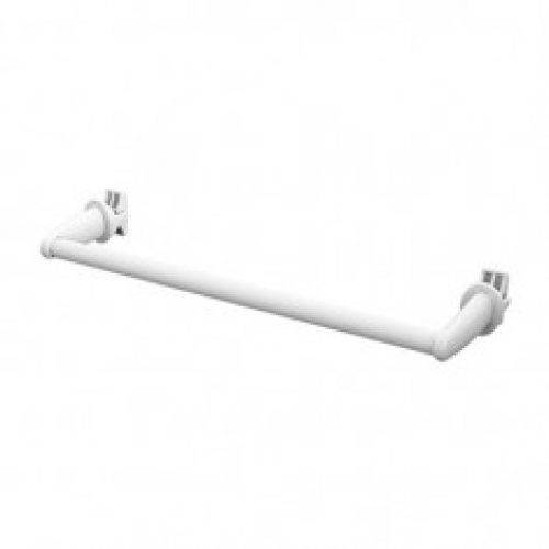 Porte-serviettes universel pour radiateur sèche-serviettes droit – 370mm – Blanc