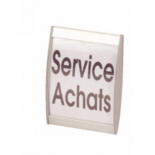 Porte étiquette à montage applique