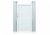 Portillon Aluminium Battant Dallas H 1,70 m Blanc