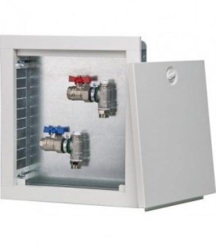 Poste de transfert Strawa AS11h, blanc, armoire murale, 330×370 mm