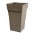 Pot carré haut taupe – 39 x 39 cm – 62 litres – Toscane 13635