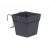 Pot carré TOSCANE 3,4L avec support – Gris anthracite