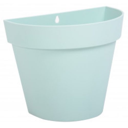 Pot mural demi-rond TOSCANE 1,36L – Vert d&rsquo;eau