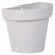 Pot mural demi-rond TOSCANE 2,56L – Blanc cérusé