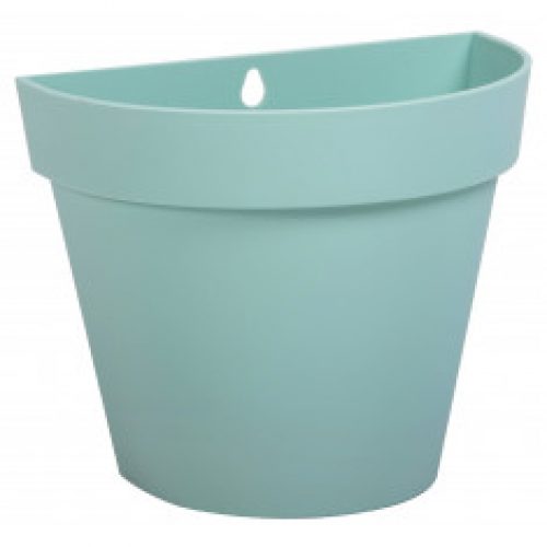 Pot mural demi-rond TOSCANE 2,56L – Vert d&rsquo;eau