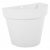 Pot mural demi-rond TOSCANE 4,34L – Blanc cérusé