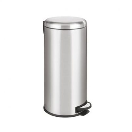 Poubelle de cuisine à pédale WENKO LEMAN inox – 30 litres