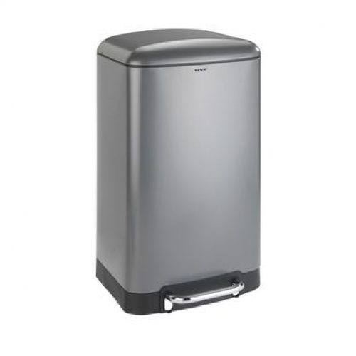 Poubelle de cuisine à pédale WENKO STUDIO gris – 30 litres