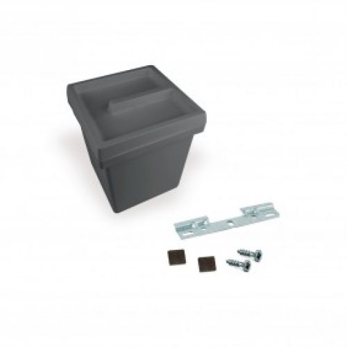 Poubelle de salle de bain 5 litres – Onda – anthracite