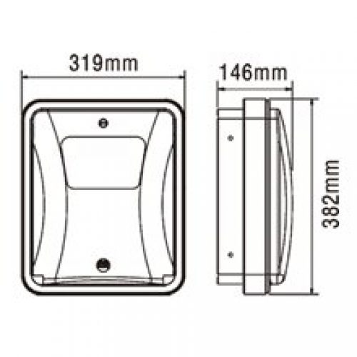 Poubelle hygiénique semi-attachée Bradley…