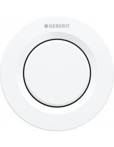Poussoir pneumatique GEBERIT à encastrer blanc brillant – 116.040.11.1