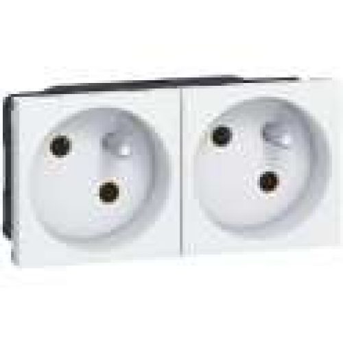 Prise – 2 x 2P+T – Mosaic – Legrand