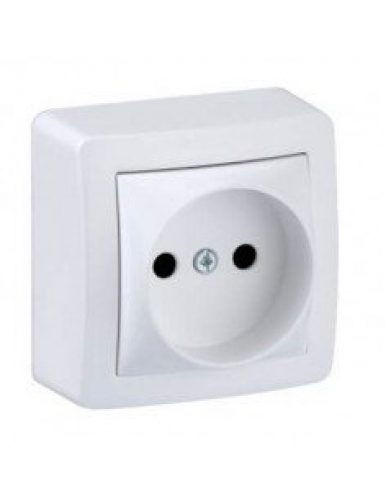 Prise de courant 2P SCHNEIDER ALREA complet ALB62274P