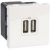 Prise double USB Mosaic – Legrand