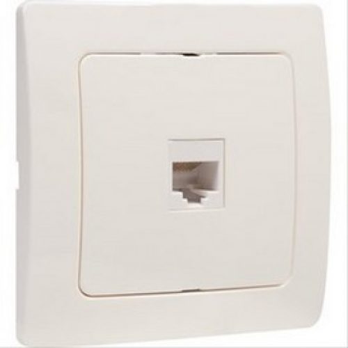Prise RJ45 Blanc Liberty complet DH