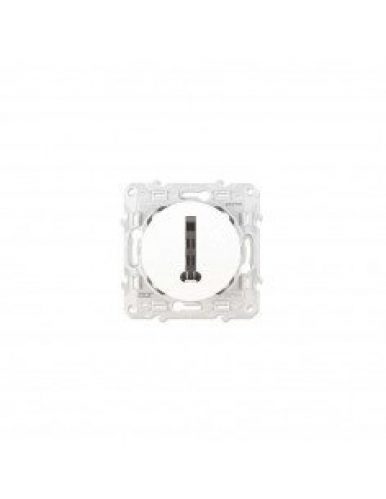 Prise téléphone blanc SCHNEIDER Odace 8 contacts à vis S526496