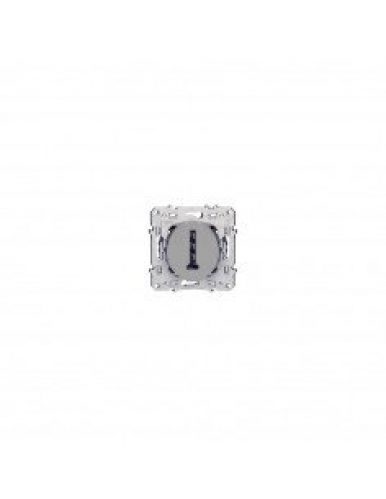 Prise téléphone en T  aluminium SCHNEIDER Odace 8 contacts à vis…