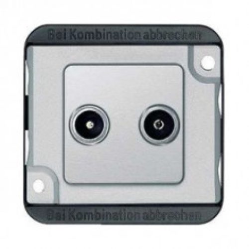 Prise TV et FM anti-choc et anti-vandalisme NF