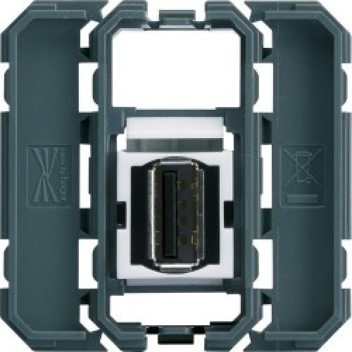 Prise USB 2.0 bornier a vis – APPAREILLAGE MURAL GALLERY HAGER WXF642