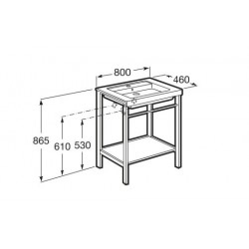 Prisma Pied De Lavabo 800Mm – ROCA A856747001