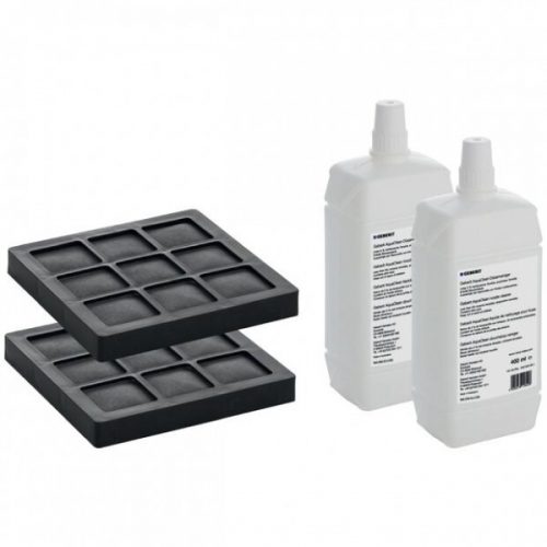 Produit D&rsquo;Entretien Geberit AquaClean 2 filtres à charbon et 2 liquides nettoyants