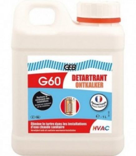 Produit sanitaire anti-calcaire G60 bidon 1 litre