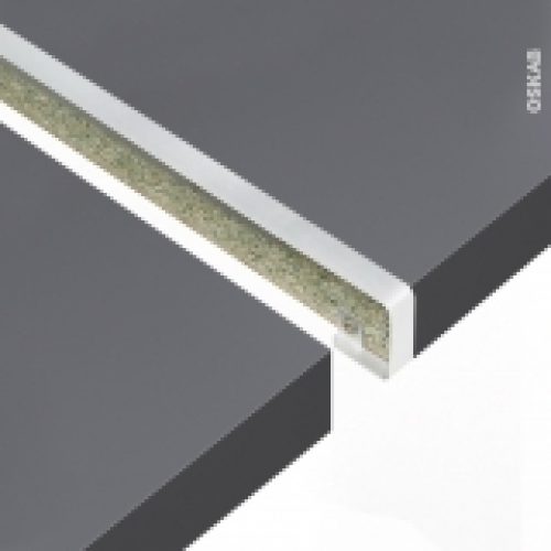 Profil Jonction Droite Alu Plan De Travail 38Mm Bord Droit Planeko