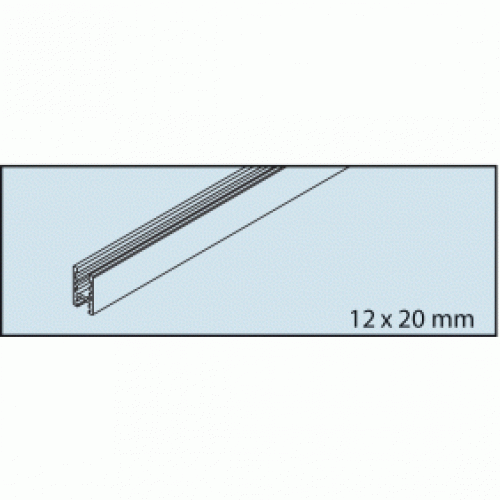 Profil porte coulissante Clipo 16 GPK Inslide
