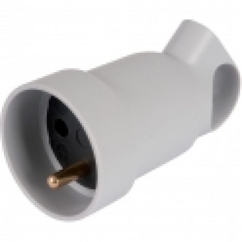 Prolongateur à anneau 2P+T plastique gris – Legrand