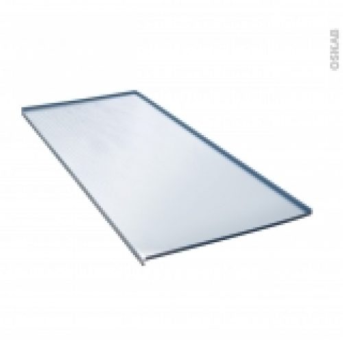 Protection Aluminium Pour Meuble Sous Evier L120 Avec Rebords Caoutchouc Anti Fuites Sokleo