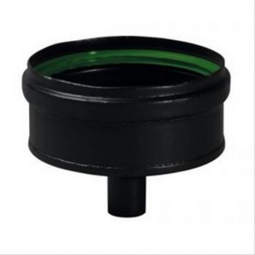 Purge conduit pellets émail noir mat diam 80mm – TEN