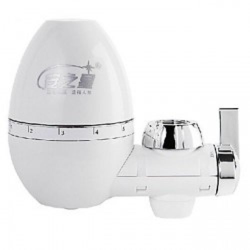 Purificateur d’eau du robinet pour ménage (blanc) – 15 x 7 x 13 cm