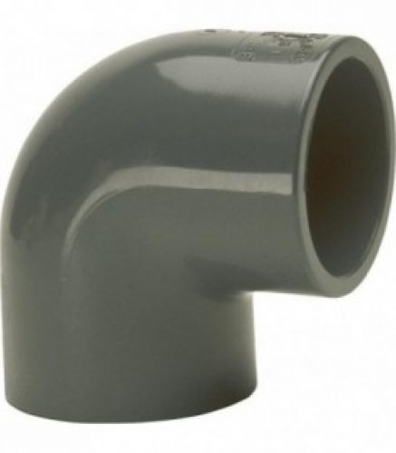 PVC-U – manchon à coller Coude 90, 90 mm, manchon adhesif bilateral