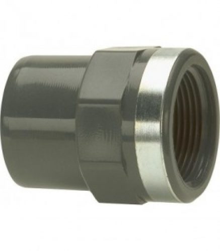 PVC-U – Raccord adhesif Nipple de reduction 50 mm x 11/4&Prime;, filet femelle