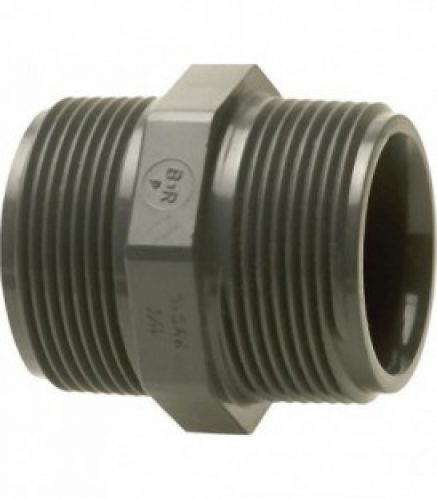 PVC-U – Raccord adhesif Nipple double, 3/4&Prime;