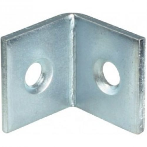 Équerre simple en acier zingué
