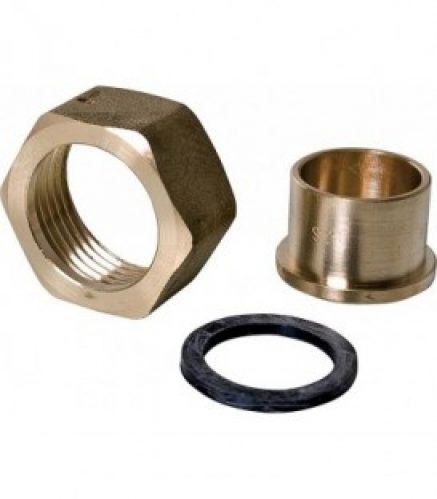 Raccord a souder avec joint 3/4&Prime; x 18 mm compteur encastre 1/2&Prime; laiton simple 1pc