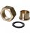 Raccord a souder avec joint 3/4&Prime; x 18 mm compteur encastre 1/2&Prime; laiton simple 1pc